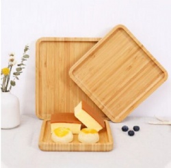 Square Bamboo Serving Tray Bamboo Plate